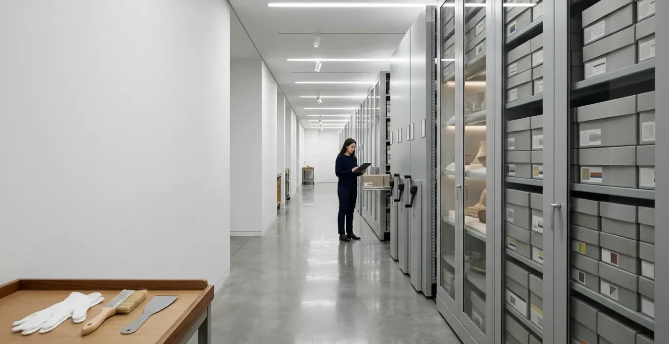 Accès privilégié aux coulisses d'un musée avec un conservateur