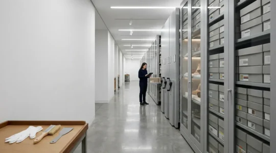 Accès privilégié aux coulisses d'un musée avec un conservateur