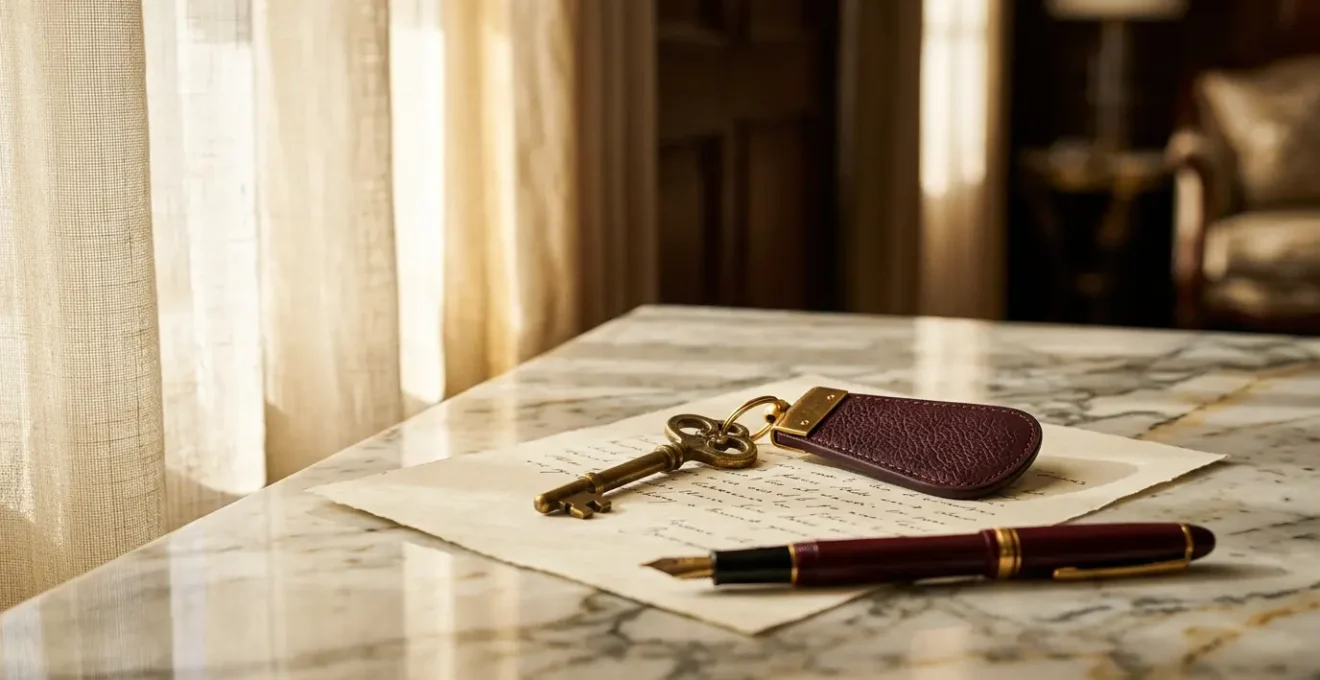 Scène élégante évoquant le luxe et le service personnalisé dans l'univers du voyage haut de gamme