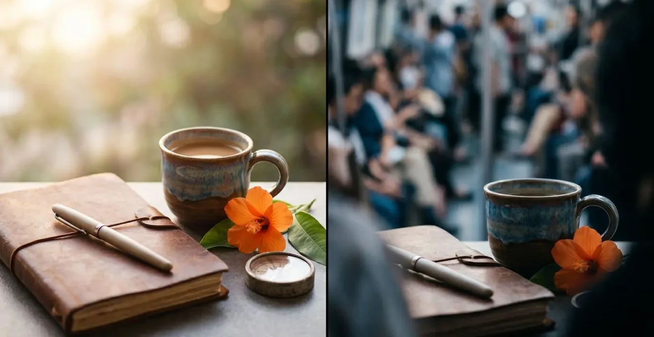 Contraste entre l'image idéalisée et la réalité cachée des lieux instagrammables